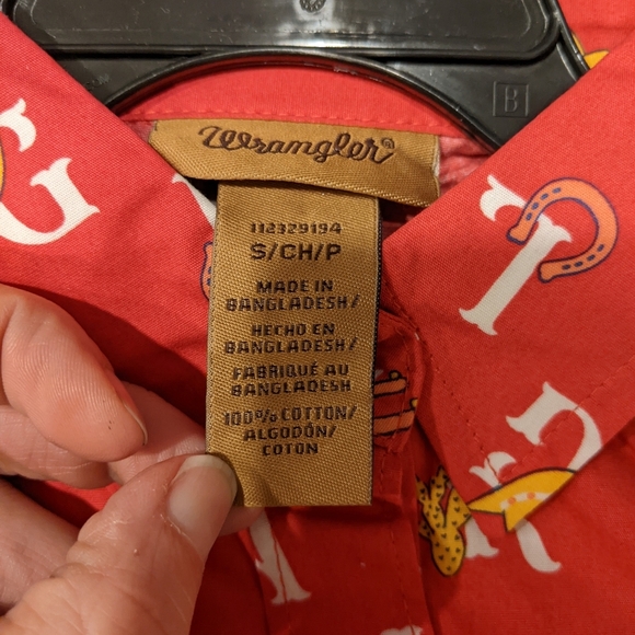 Kids Wrangler Western Shirt - Picture 9 of 10